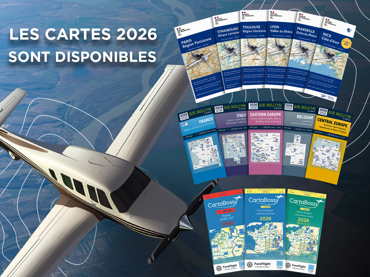 Cartes aéronautiques 2026